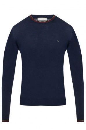 Wool sweater with embroidered logo, zdjęcie 1 Wool sweater with embroidered logo od Etro